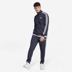Dres męski ADIDAS fitness. Komplety dresowe Adidas, m, bez wzorów, z dresówki, bez ramiączek. Za 199.99 zł.