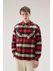 Woolrich Koszula "Trail" - Regular fit - w kolorze czerwono-czarno-beżowym rozmiar: M. Czerwone koszule Woolrich, m, z aplikacjami, z bawełny, bez kołnierzyka, bez ramiączek. Za 287.51 zł.