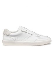 Geox Skórzane sneakersy "Affile" w kolorze białym rozmiar: 42. Białe buty sportowe casual Geox, bez wzorów, bez zapięcia. Za 245.96 zł.