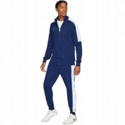 Męska Kurtka Dresowa Academy DriFIT. Niebieskie kurtki Nike, m, bez wzorów, z dresówki, bez kaptura. Za 310.99 zł.