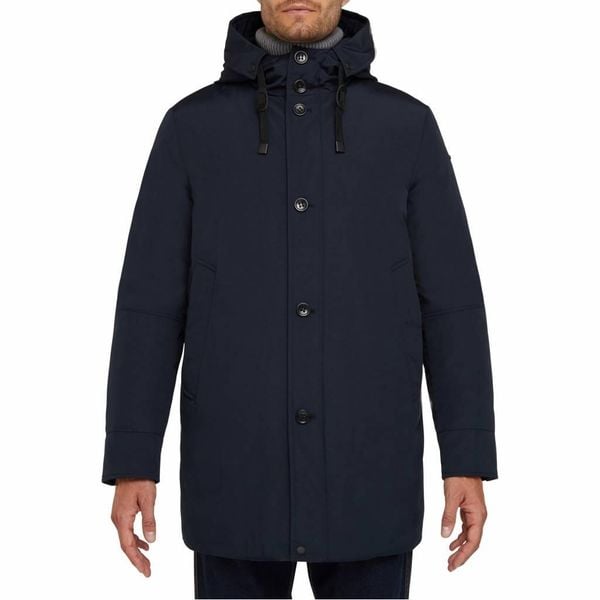 Kurtka GEOX M VELLETRI Niebieski. Niebieskie kurtki Geox, m, bez wzorów, z tkaniny, bez kaptura. Za 885.99 zł.