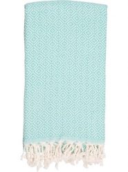 My Hamam Chusta hammam w kolorze turkusowym - 180 x 100 cm rozmiar: onesize. Niebieskie szaliki My Hamam, bez wzorów, z bawełny. Za 69.99 zł.