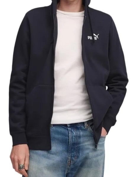 Bluza na co dzień Męska PumaKaptur Zasuwana Bawełniana Sportowa Ciepła. Niebieskie bluzy z kapturem Puma, l, bez wzorów, z bawełny, z kapturem. Za 179.00 zł.