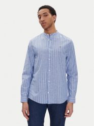 Tommy Jeans Koszula DM0DM20893 Niebieski Regular Fit. Niebieskie koszule Tommy Jeans, m, bez wzorów, z bawełny, bez kołnierzyka, bez ramiączek. Za 259.99 zł.