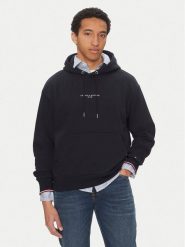 Tommy Hilfiger Bluza Small Logo MW0MW38950 Granatowy Regular Fit. Niebieskie bluzy Tommy Hilfiger, m, bez wzorów, z bawełny, bez kaptura. Za 379.99 zł.