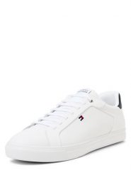 Tommy Hilfiger trampki z elementami skórzanymi Mężczyźni skóra biały, 44. Białe trampki Tommy Hilfiger, m, bez wzorów, bez zapięcia. Za 499.95 zł.