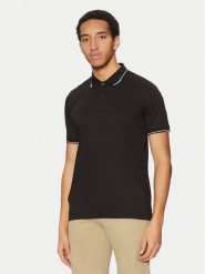 Calvin Klein Polo K10K114130 Czarny Regular Fit. Czarne koszulki polo CALVIN KLEIN, m, bez wzorów, z bawełny, bez kołnierzyka, bez ramiączek. Za 219.99 zł.
