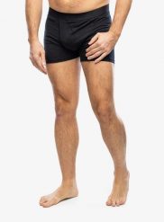 Bokserki termoaktywne męskie Sensor Merino Air Boxers. Czarne bokserki Sensor, m, bez wzorów, z materiału. Za 148.49 zł.