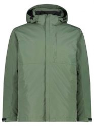 Cmp Kurtka funkcyjna 3w1 w kolorze zielonym rozmiar: 58. Zielone kurtki outdoor i hardshell CMP, bez wzorów, bez kaptura. Za 385.45 zł.