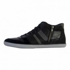 Buty GEOX U26BCA 0PT22 Czarny. Czarne buty turystyczne Geox, bez wzorów, ze skóry, bez zapięcia, na fitness i siłownię. Za 267.99 zł.