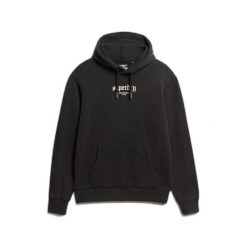 Luźna bluza z kapturem Superdry Tattoo Flash. Czarne bluzy Superdry, m, bez wzorów, z kapturem. Za 349.55 zł.