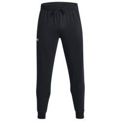 Spodnie Do Joggingu Męskie Polar Rival. Czarne bluzy z polaru Under Armour, m, bez wzorów, z polaru. Za 273.99 zł.