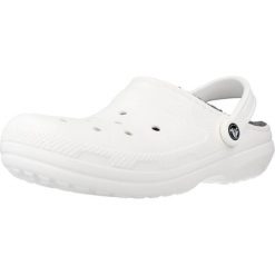Sandały CROCS CLASSIC LINED CLOG Biały. Białe sandały Crocs, z gumy, bez zapięcia. Za 263.99 zł.