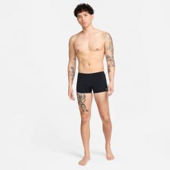 Bokserki kąpielowe męskie Nike Hydrastrong Solid Square Leg. Niebieskie kąpielówki Nike, m, bez wzorów. Za 149.99 zł.