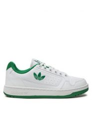 Adidas Sneakersy Ny 90 JI1893 Biały. Białe buty sportowe casual Adidas, bez wzorów, ze skóry, bez zapięcia. Za 339.99 zł.