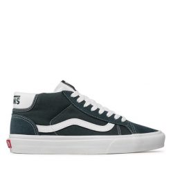 Tenisówki Vans. Zielone trampki Vans, bez wzorów, bez zapięcia. Za 279.99 zł.