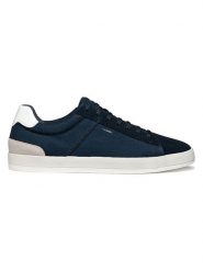 Geox Sneakersy "Serifos" w kolorze granatowym rozmiar: 41. Niebieskie buty sportowe casual Geox, bez wzorów, z materiału, bez zapięcia. Za 217.99 zł.