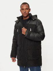 KARL LAGERFELD Kurtka puchowa 455001 544501 Czarny Regular Fit. Czarne kurtki KARL LAGERFELD, m, bez wzorów, z puchu, bez kaptura. Za 1,549.00 zł.
