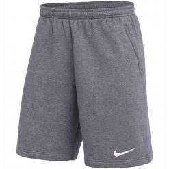 Spodenki krótkie męskie Nike Park 26 Fleece. Szare szorty Nike, m, bez wzorów, z bawełny, sportowe. Za 141.99 zł.