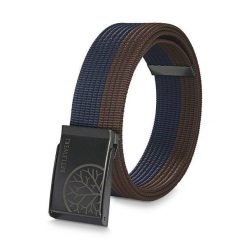 Pasek parciany BETLEWSKI PRC-10_GR-3 XL granatowo-brązowy. Brązowe paski Betlewski, bez wzorów, z materiału. Za 34.99 zł.
