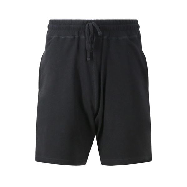 Luźne szorty sportowe Just Cool. Czarne krótkie spodenki sportowe JUST COOL, m, bez wzorów, z materiału. Za 113.85 zł.