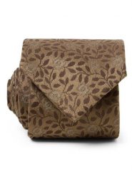 Finshley & Harding Krawat Mężczyźni Jedwab (100%) brązowy, ONE SIZE. Brązowe krawaty i muchy Finshley & Harding, bez wzorów, z jedwabiu. Za 179.95 zł.