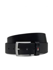 Tommy Hilfiger Pasek Męski Denton 21999 Czarny. Czarne paski Tommy Hilfiger, bez wzorów, ze skóry. Za 139.99 zł.