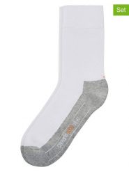 Camano Skarpety funkcyjne (4 pary) w kolorze biało-szarym rozmiar: 43-46. Białe skarpety camano, bez wzorów. Za 48.45 zł.