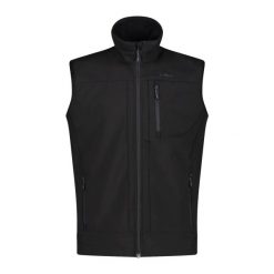 Kurtka softshell bez rękawów CMP. Czarne kurtki CMP, bez wzorów, z polaru, bez kaptura. Za 297.70 zł.
