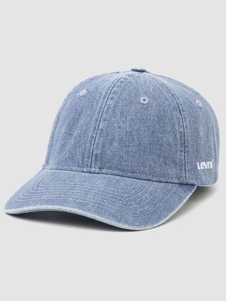 Levi's Czapka "Essential" w kolorze błękitnym rozmiar: onesize. Niebieskie czapki z daszkiem Levi's®, bez wzorów, z bawełny. Za 88.64 zł.