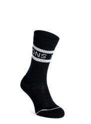 Skarpety turystyczne Mons Royale Signature Crew Sock. Czarne skarpety Mons Royale, bez wzorów, z elastanu. Za 101.19 zł.