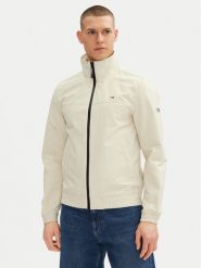 Tommy Jeans Kurtka przejściowa Essential Casual DM0DM15382 Beżowy Regular Fit. Brązowe kurtki Tommy Jeans, m, bez wzorów, z jeansu, bez kaptura. Za 569.99 zł.