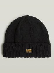 G-Star Czapka w kolorze czarnym rozmiar: onesize. Czarne czapki zimowe G-Star, bez wzorów, z materiału. Za 86.95 zł.