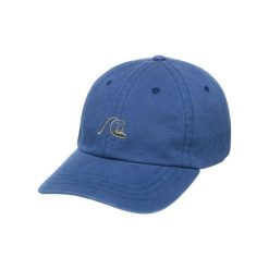 Czapka dla Mężczyzn RAD SPLATTER Niebieski. Niebieskie czapki z daszkiem Quiksilver, bez wzorów, z bawełny. Za 139.99 zł.