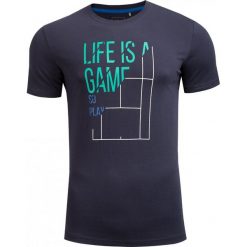 T-shirt męski TSM604 - ciemny granat - Outhorn. T-shirty marki Outhorn. Za 39.99 zł.