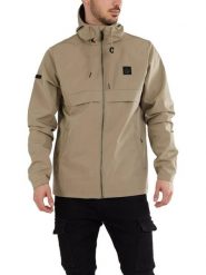 Kurtka przejściowa męska Fundango Clayton Casual. Brązowe kurtki Fundango, m, z aplikacjami, z materiału, bez kaptura. Za 399.00 zł.