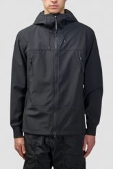 C.P. COMPANY Czarna męska kurtka wiatrówka Outerwear. Czarne kurtki C.P. Company, l, bez wzorów, bez kaptura. W wyprzedaży za 1,259.99 zł.