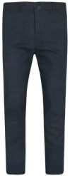 Spodnie Męskie Chinos, Zwężana Nogawka -QUICKSIDE - Granatowe, Delikatna Kratka. Eleganckie spodnie Quickside, m, z elastanu. Za 199.00 zł.
