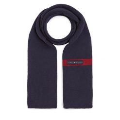 Szalik Tommy Hilfiger. Niebieskie szaliki Tommy Hilfiger, bez wzorów. Za 349.99 zł.