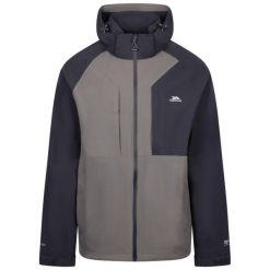 Trespass Fala - Męska kurtka outdoorowa Storm Grey. Szare kurtki Trespass, na jesień, m, bez wzorów, bez kaptura. Za 371.80 zł.