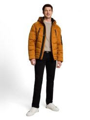 Tom Tailor kurtka pikowana Mężczyźni pomarańczowy, S. Brązowe kurtki Tom Tailor, m, bez wzorów, bez kaptura. Za 749.95 zł.