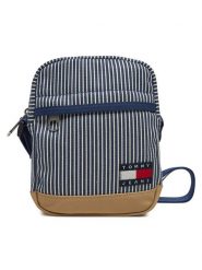 Tommy Jeans Saszetka Tjm Ess Daily Stripe Reporter AM0AM13327 Niebieski. Niebieskie saszetki i nerki Tommy Jeans, bez wzorów, z jeansu. Za 179.99 zł.