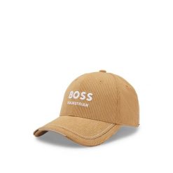 Klasyczna czapka truckerka Boss Equestrian. Brązowe czapki z daszkiem BOSS EQUESTRIAN, bez wzorów, z materiału. Za 230.50 zł.