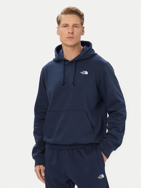 The North Face Bluza Evolution Simple Dome NF0A8CWM Granatowy Regular Fit. Niebieskie bluzy The North Face, l, bez wzorów, z bawełny, bez kaptura. Za 299.99 zł.