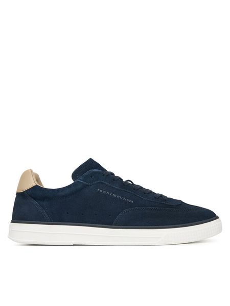 Tommy Hilfiger Sneakersy Lo Lux FM0FM05816 Granatowy. Niebieskie buty sportowe casual Tommy Hilfiger, bez wzorów, ze skóry, bez zapięcia. Za 330.99 zł.