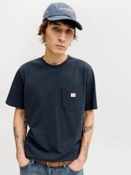 Jack & Jones Koszulka w kolorze granatowym rozmiar: L. Niebieskie bezrękawniki Jack & Jones, l, bez wzorów, z bawełny, bez kołnierzyka, bez ramiączek. Za 73.95 zł.