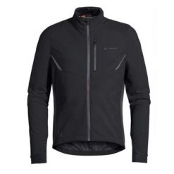 Kurtka trekkingowa męska Vaude Kuro Softshell. Czarne kurtki Vaude, m, bez wzorów, z poliamidu, bez kaptura. Za 425.70 zł.