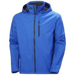 Kurtka uniwersalna męska Helly Hansen Crew. Niebieskie kurtki Helly Hansen, m, bez wzorów, z syntetyku, z kapturem. Za 712.50 zł.