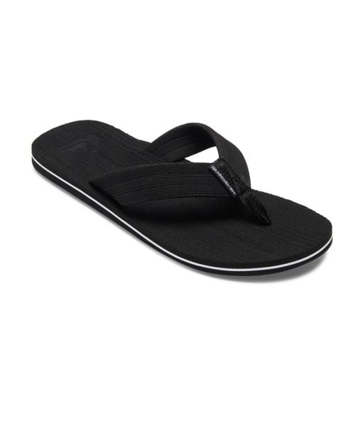 Sandały dla Mężczyzn MOLOKAI LAYBACK Multicolore. Czarne sandały Quiksilver, z gumy, bez zapięcia. Za 119.99 zł.