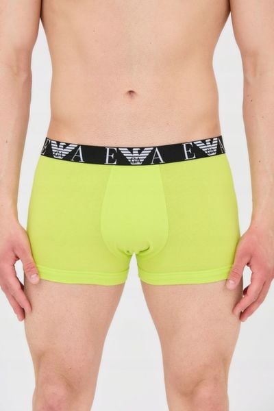 EMPORIO ARMANI Bokserki 3-pack czarne, zielone, Rozmiar L. Czarne bokserki Emporio Armani, l, bez wzorów, z gumy. W wyprzedaży za 120.99 zł.